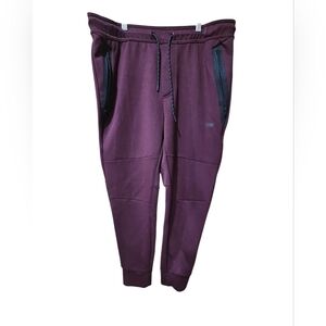 American Eagle AE Active Joggers Maroon Men’s Large – Zipper Pockets‎